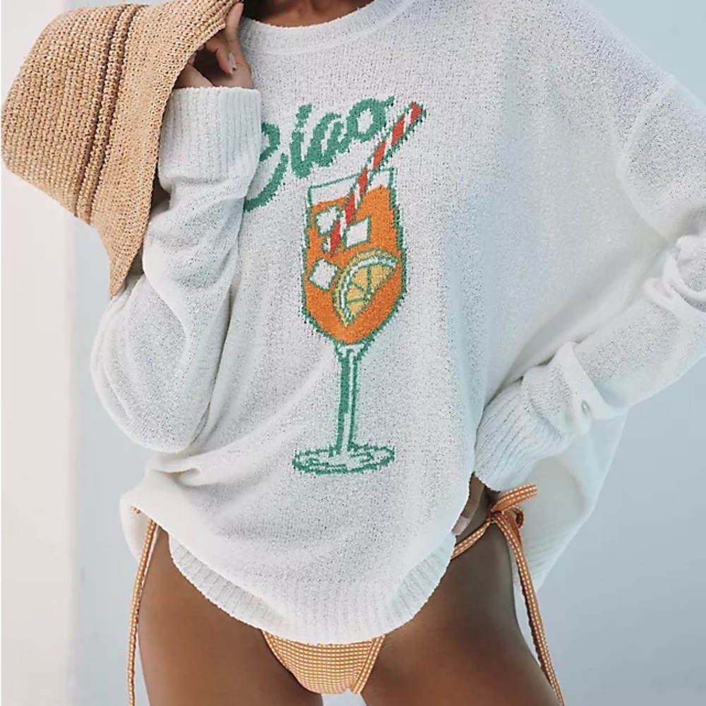 Show Me Your Mumu Ciao Cocktail Woodsy Sweater - Picture 2 of 9